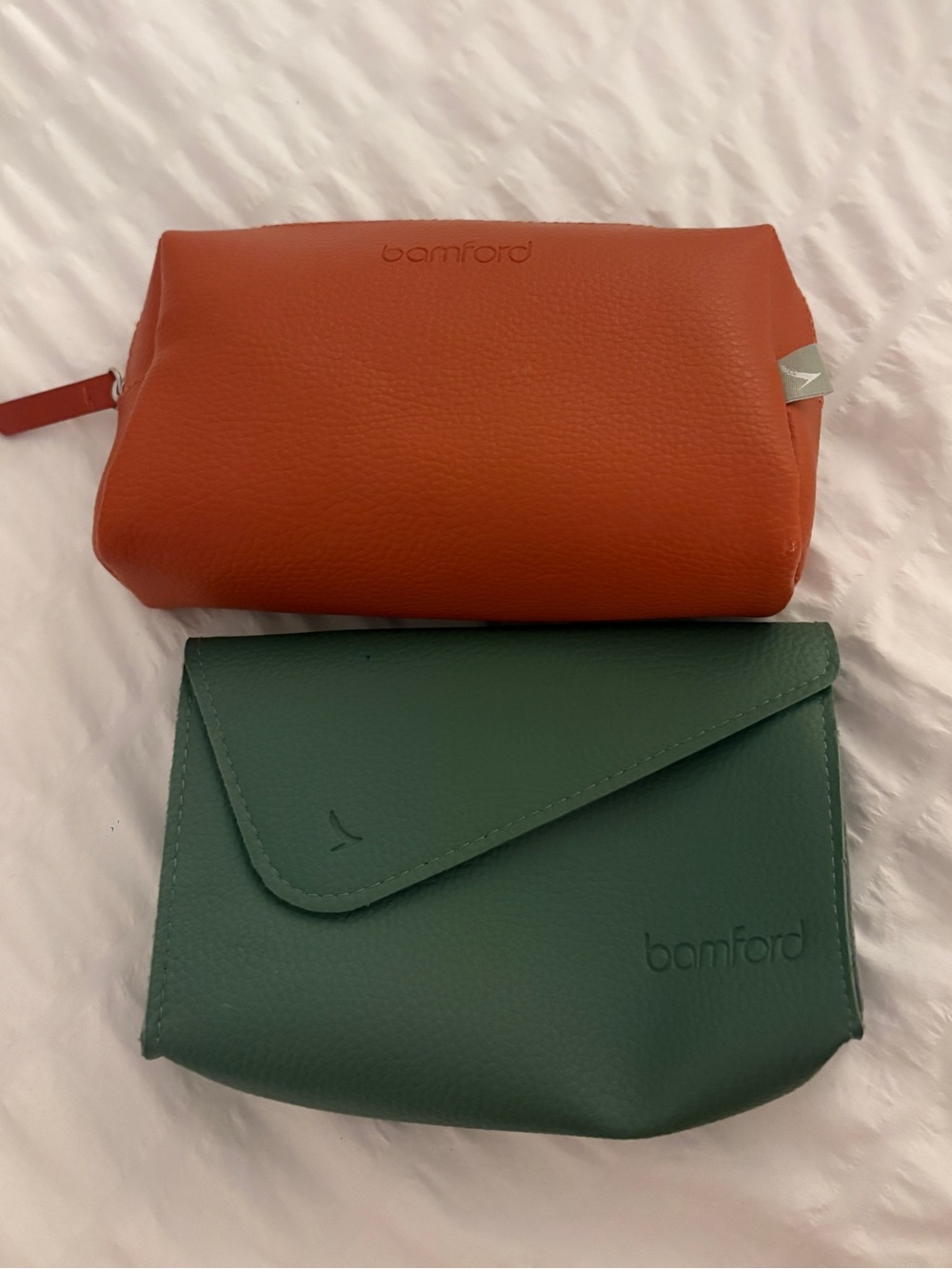 Leather Toiletry Pouch Set